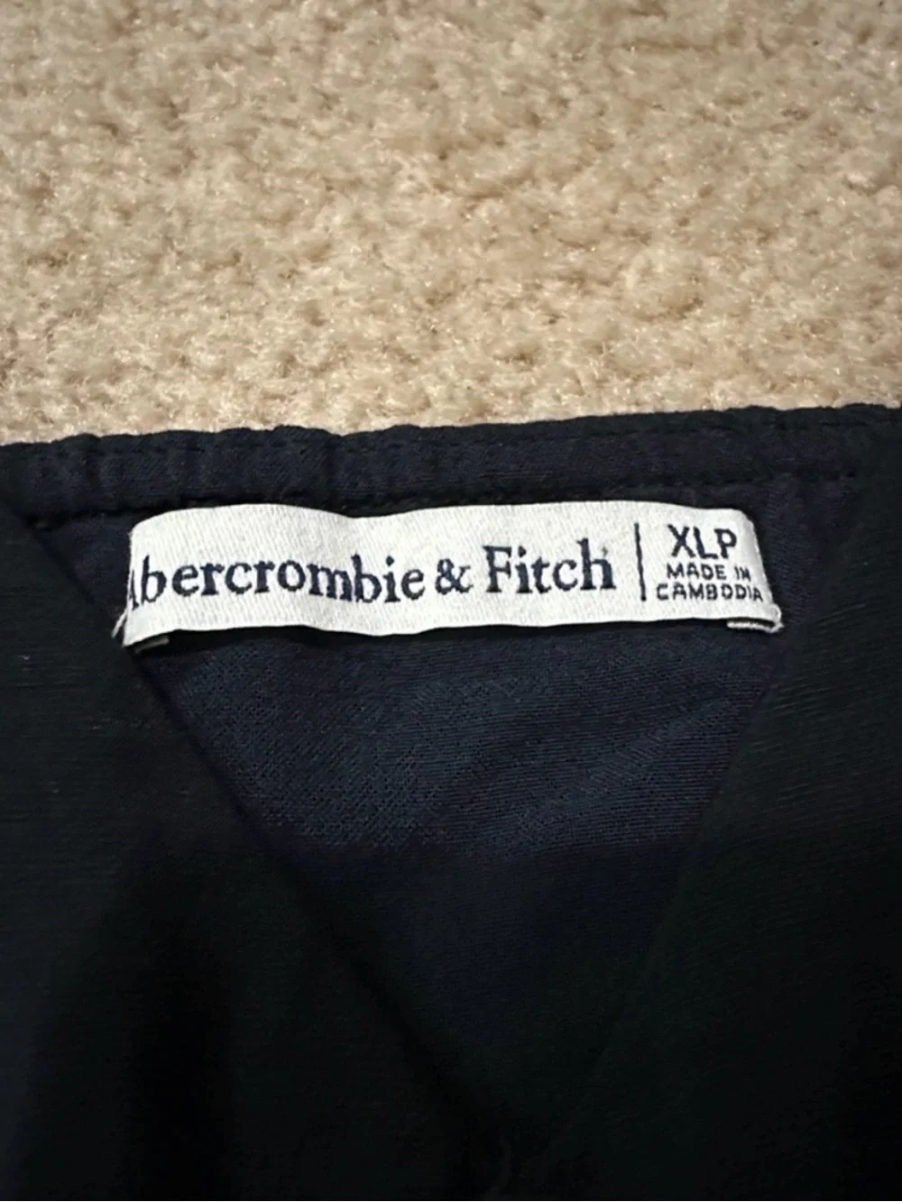 Abercrombie & Fitch Black Cami V-Neck Cutout Maxi Dress